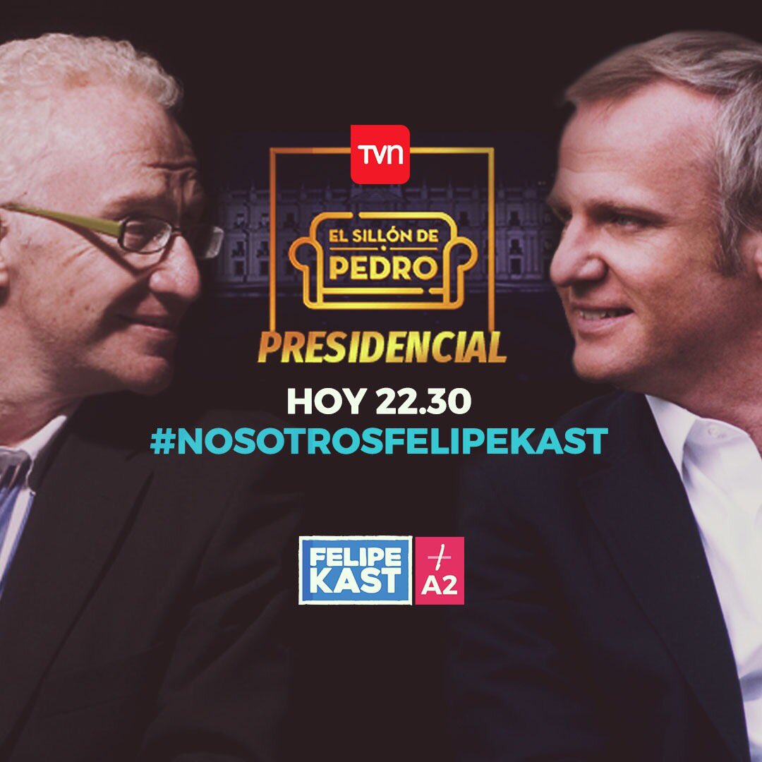 felipekast's tweet photo. En pocos minutos estaré en #ElsillondePedro en TVN https://t.co/mhZWkavXJ1