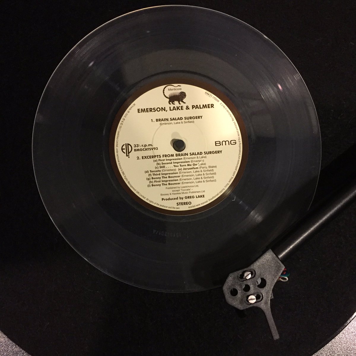 Jazzrockman's tweet photo. La grandeza no se olvida: Emerson, Lake and Palmer #recordstoreday2017 https://t.co/Zj7Z8JxULI
