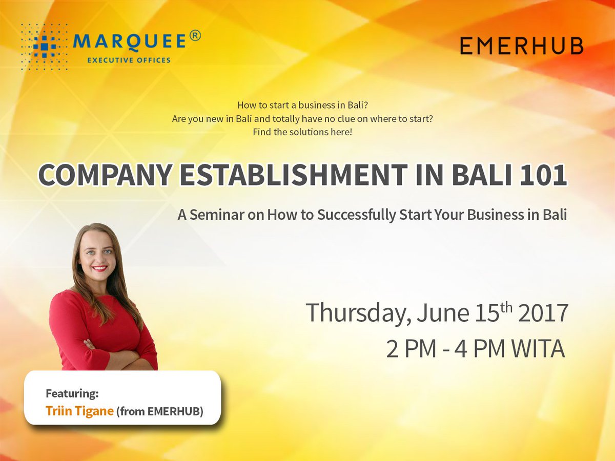 marqueeoffices's tweet photo. The seminar will be held in English (Indonesian translator is available upon request). RSVP: Tanita at +62 811 8256 274 https://t.co/7jk7STWnhm