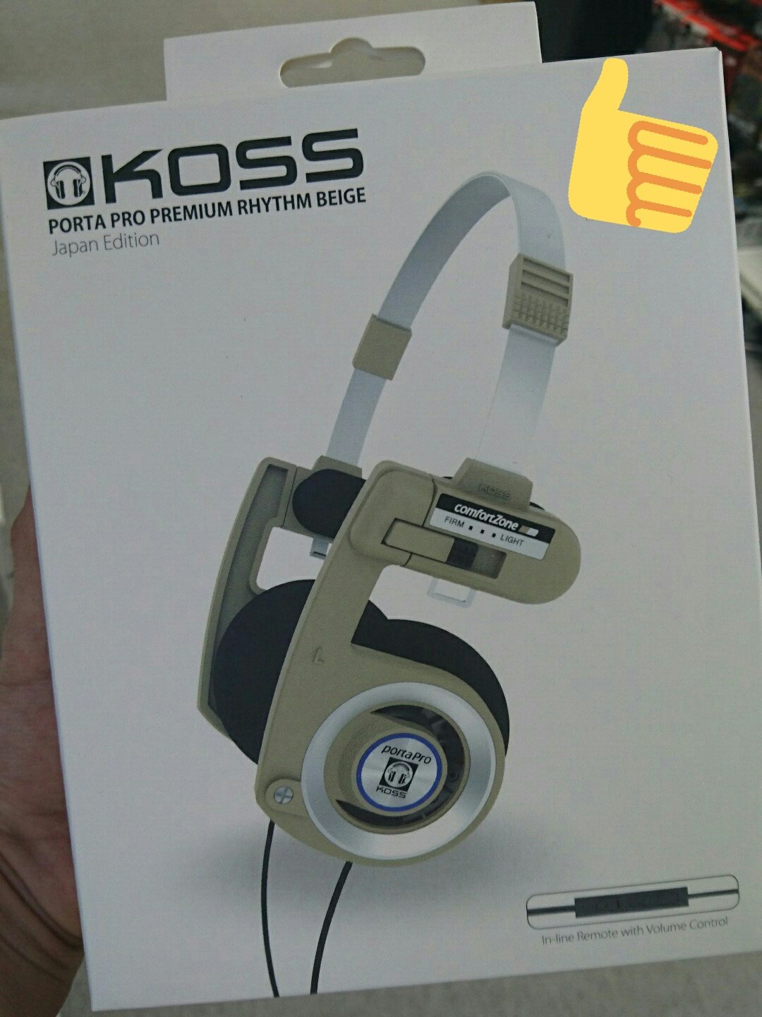 KOSS PORTAPRO PREMIUM RHYTHM BEIGE | signalstationpizza.com