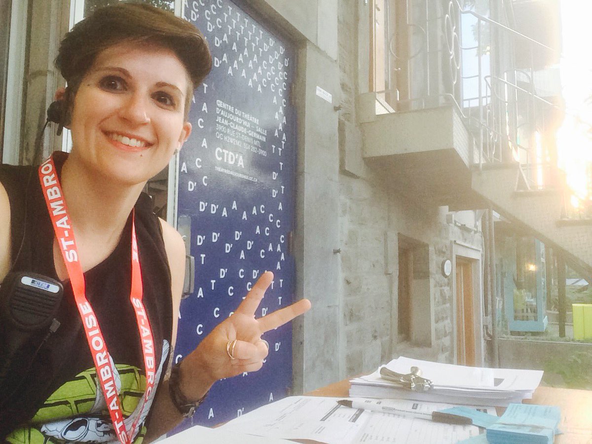 BatterNBaked's tweet photo. #venuemanaging shift one! #fringebuzz #fringefest #festivalfringe #fringemtl @Fringemtl https://t.co/890isy5GiX