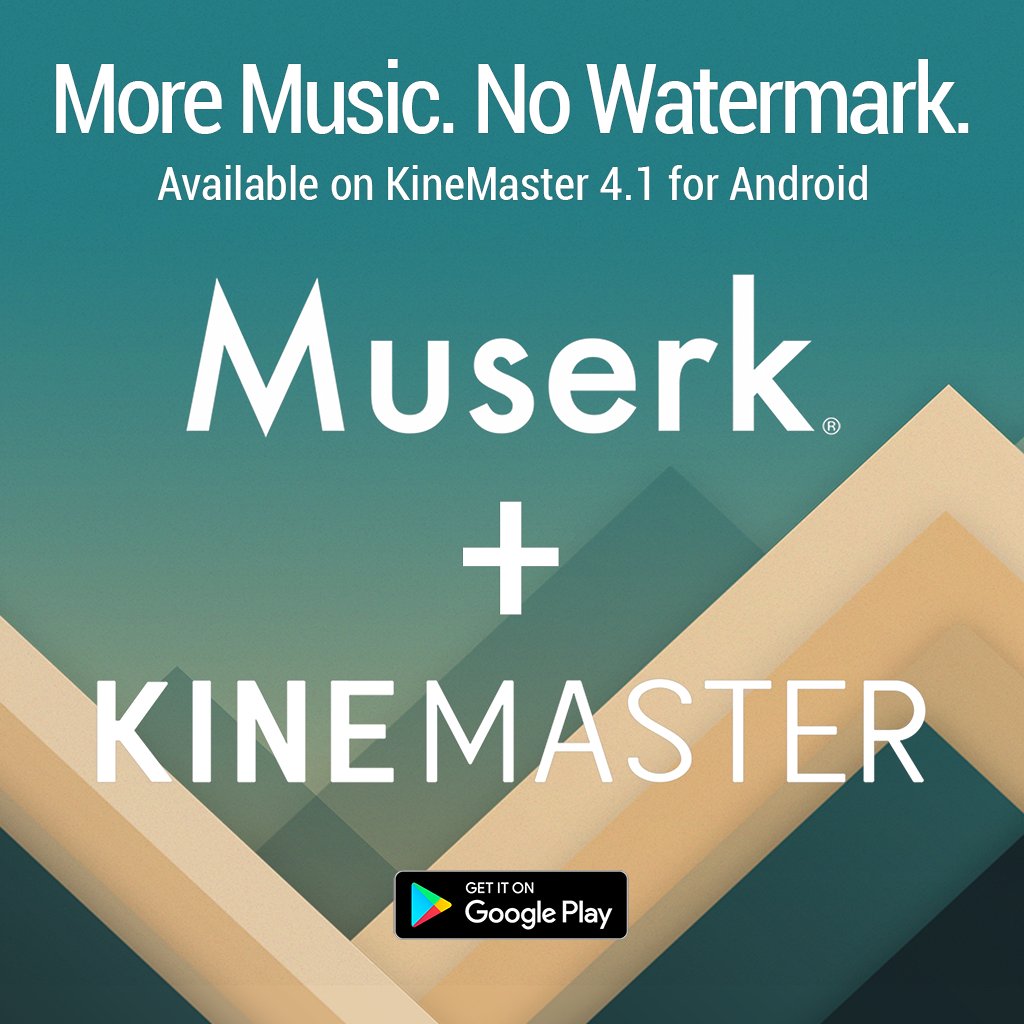 KineMaster's tweet photo. Get high quality audio from #Muserk and also #RemoveTheWatermark from #YouTube videos on #Android! https://t.co/VJlbNQFQP3 https://t.co/kIAXzcFVCX