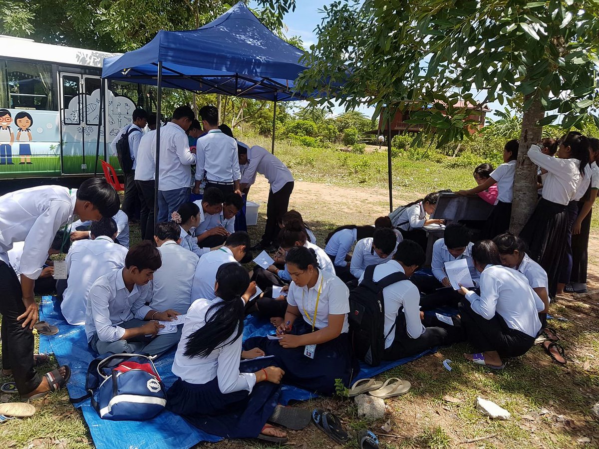 ukincambodia's tweet photo. #KampongThom #SiemReap #PreahVihear - targets for our #STEMBusKH this June. Itinerary https://t.co/KKgzmXrgnI #UKKH #STEMisGREAT @allendtan https://t.co/WPloVATyow