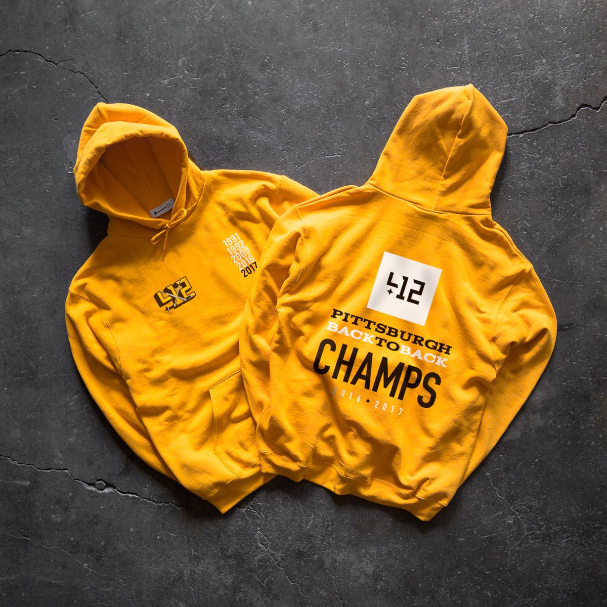 Shop412's tweet photo. 50 years. 5 titles. Back to back. A very special preorder is now live on https://t.co/W15FK5lCqL ⚡
#pittsburgh 🏆🏆🏆🏆🏆#412 https://t.co/NUvsF2lD3x