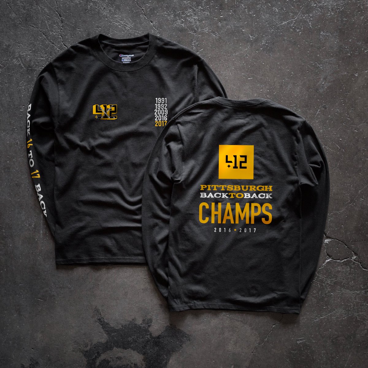 Shop412's tweet photo. 50 years. 5 titles. Back to back. A very special preorder is now live on https://t.co/W15FK5lCqL ⚡
#pittsburgh 🏆🏆🏆🏆🏆#412 https://t.co/NUvsF2lD3x