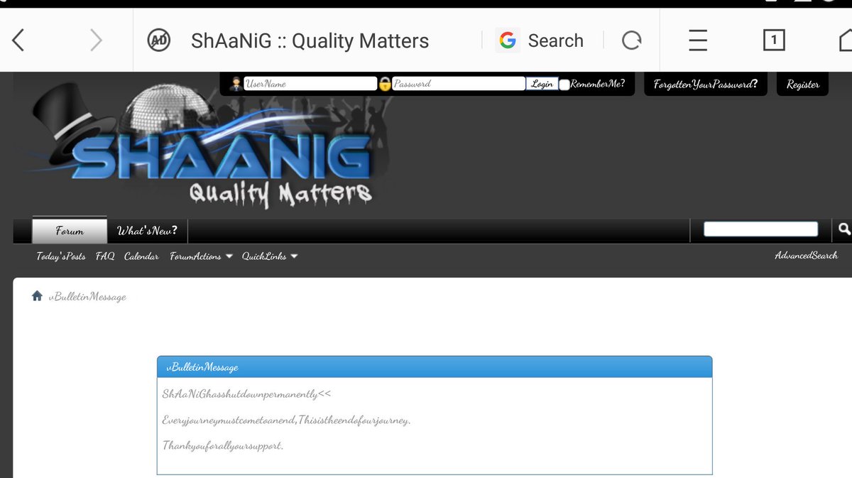 shaanig torrents down