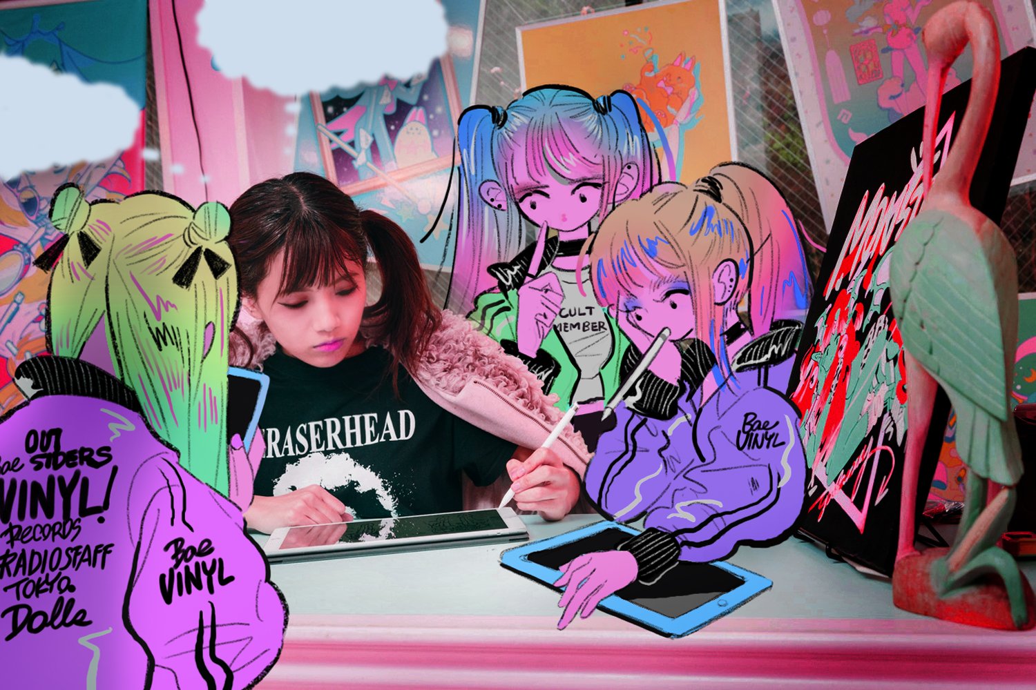 Adobe Students Japan イラストを仕事にしたい という夢を どうやってかなえたの イラストレーターのjenny Kaori ジェニーカオリ さんに Illustratorとの関係や作品作りについてうかがいました T Co De0shuqsf3 T Co