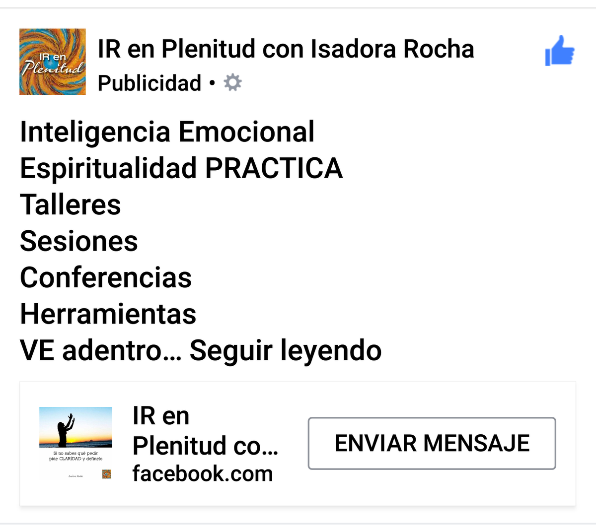 irenplenitud's tweet photo. #Talleres #Confetencias #SesiónIndividual #InteligenciaEmocional #IRenPlenitud @irfeliz @ISADORARocha7 https://t.co/KUTeq4LPbz