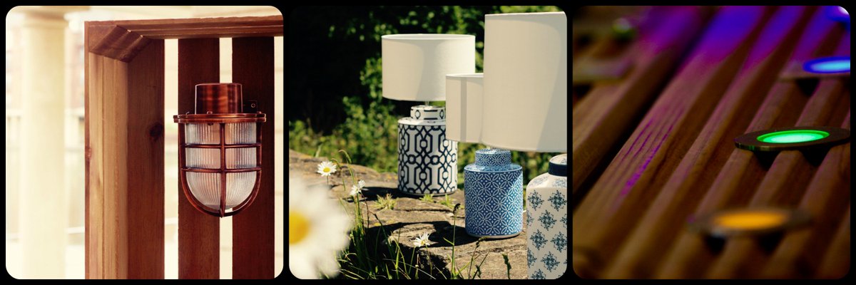 Come and see some of our beautiful outdoor lighting options!
#SummerSeason #OutdoorLighting #SunnyEvenings