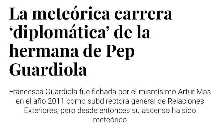 noeliadguez45's tweet photo. Los Guardiola, 80.000 euros se lleva la hermanisima como "embajadora" de la Generalitat en Copenhage #GuardiolaEP https://t.co/mTXjEehVhz