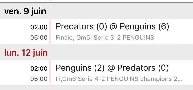 MaxiFreshCalend's tweet image. #NHL PLAYOFFS FINALE Gm6-RÉSULTATS-SCORES @france_hockey #hockey  #SportsCenter #nhl17 #puck @USN1337 #SportsNight #sport #NHLPLAYOFFS