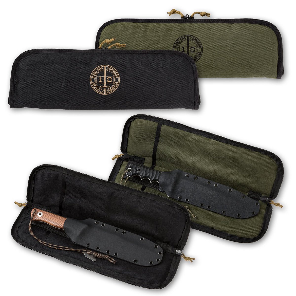 Now available: Pohl Force Collectors Pouch Xtra Large. High-quality collector case for the secure storage of big fixed-blade knives.