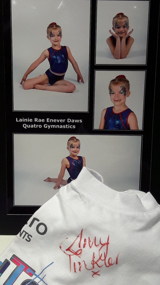 Thank you for a lovely morning yesterday my daughter was over the moon.... as you can see..    <a href="/Quatrogym/">Quatro Gymnastics</a> <a href="/amytinkler2/">Amy Tinkler OLY</a>