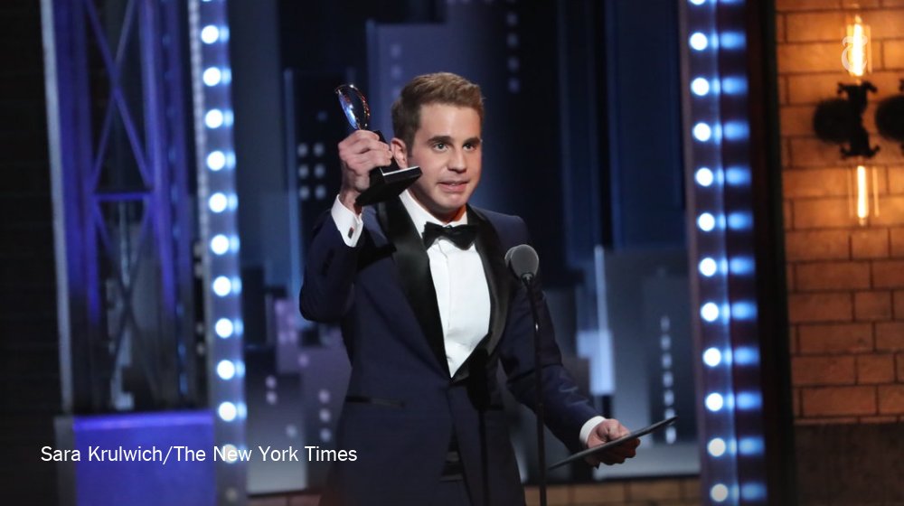 nytimes's tweet photo. "The things that make you strange are the things that make you powerful," Ben Platt said in a speech at the Tonys https://t.co/EMYI4HUtTu https://t.co/ipw7j0xiUa
