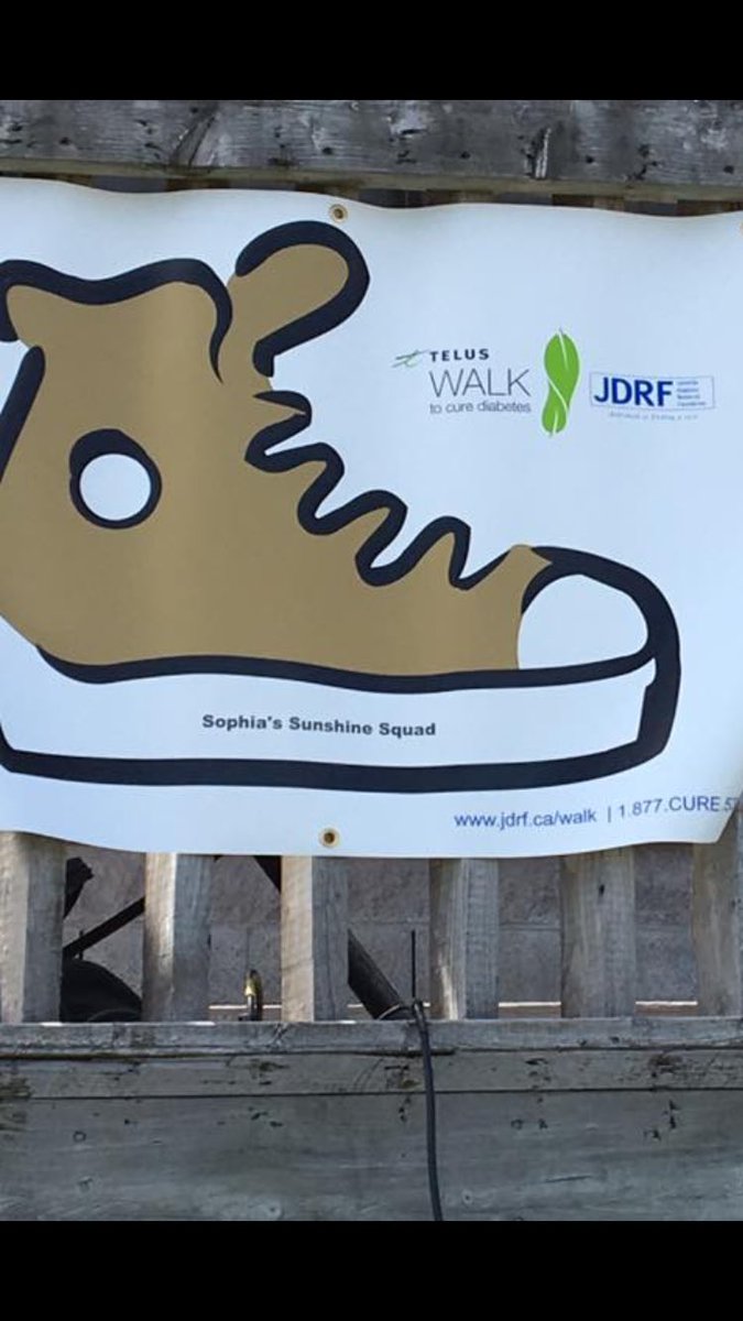 Vertibrae's tweet photo. Walk to Cure Juvenile Diabetes, my daughter Sophia taking each step and Day at a time. #poweroffriends #millionhours. #TELUSWalk https://t.co/4ZUJkIBcnk