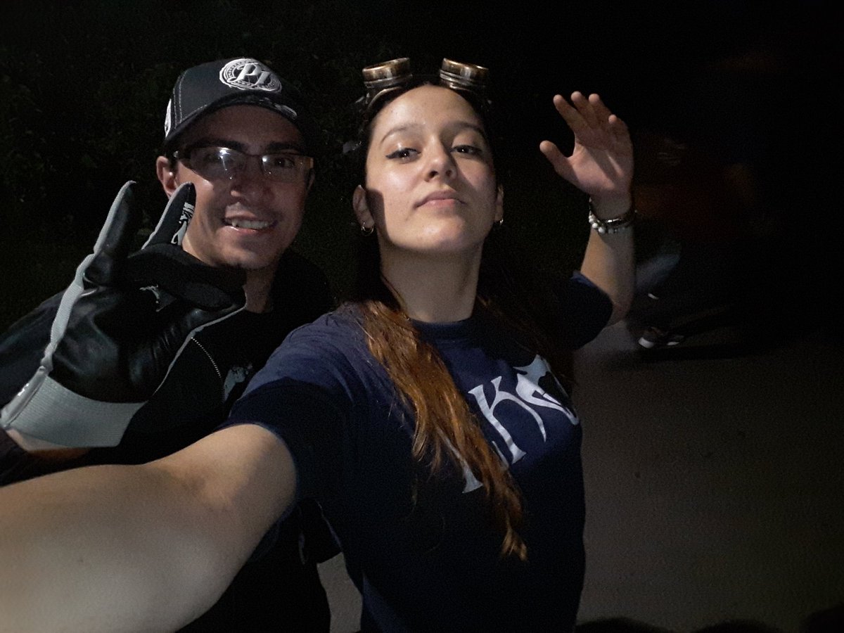 PameSoleraC's tweet photo. the winners in #WWECostaRica  @AJStylesOrg @RandyOrton https://t.co/OxJsURaFRh