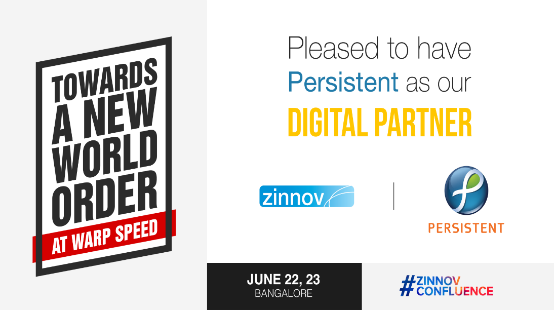 Zinnov's tweet photo. Catch the latest in Software and Digital Transformation from @Persistentsys at #ZinnovConfluence. #atwarpspeed https://t.co/p7lzEJbc6n https://t.co/o7XTCLi4uG