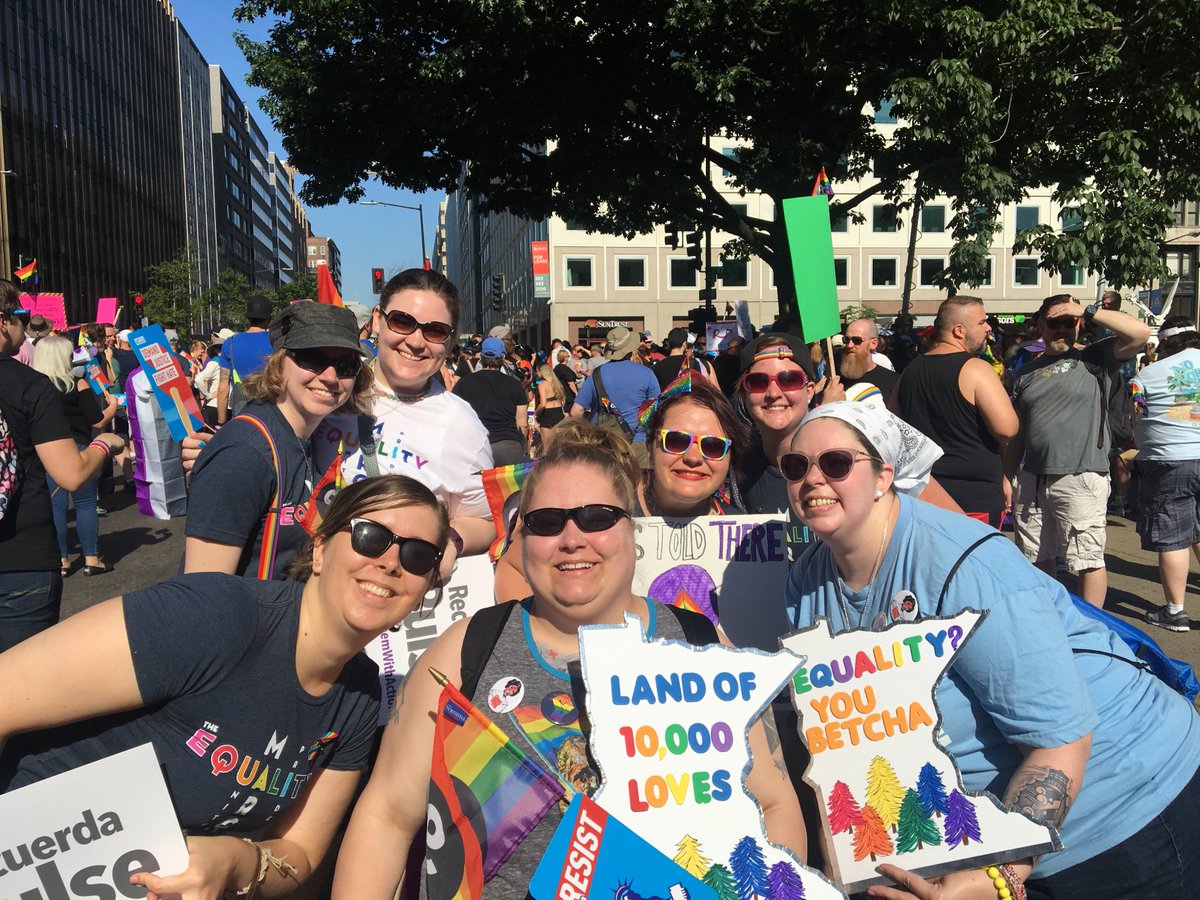 Anddigrrl's tweet photo. @ACLUFL #equalitymarch17 #Homosotan #Pride https://t.co/604wjP6672