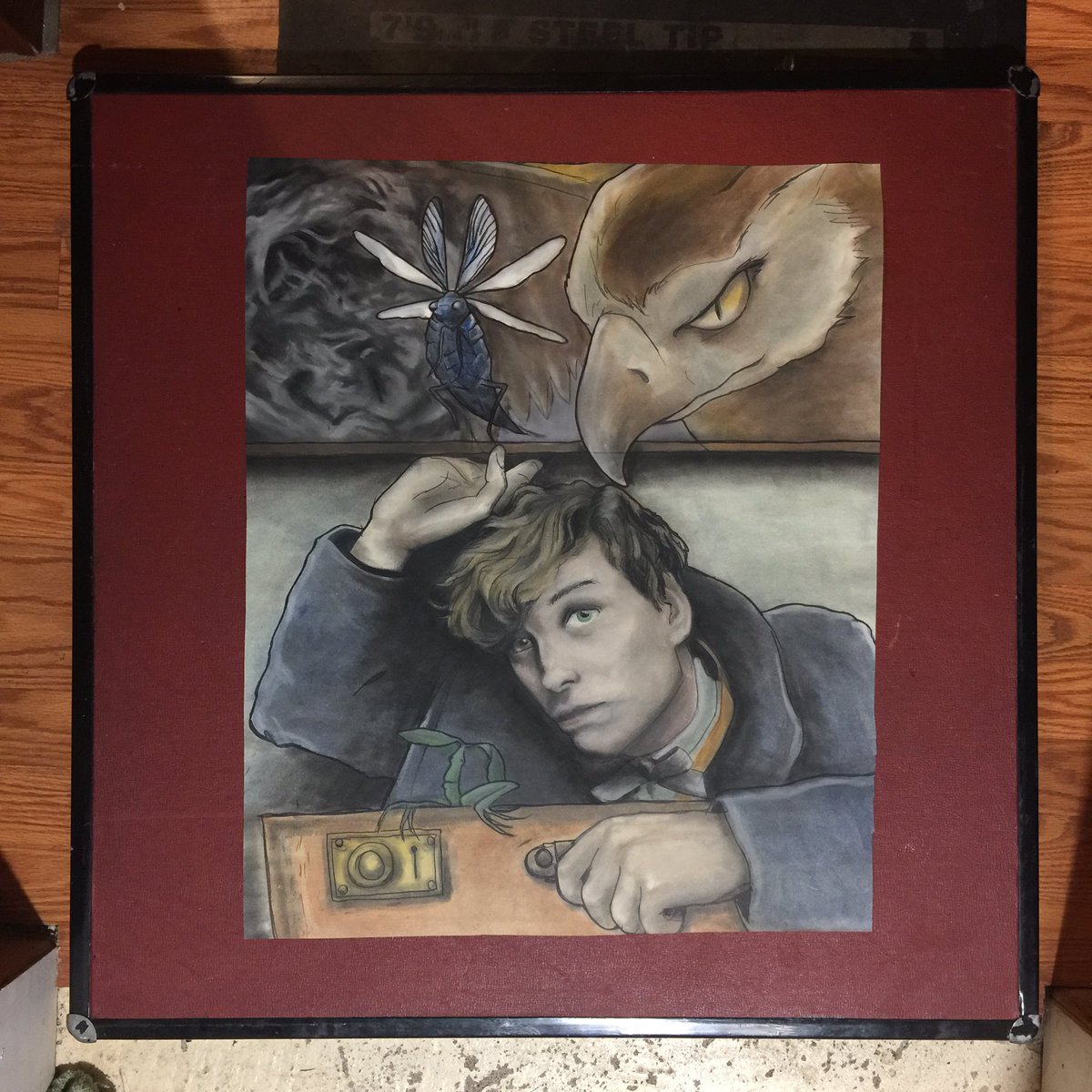 joninab's tweet photo. Fantastic Beasts poster ready to go
#fantasticbeasts #jkrowling #harrypotter #newtscamander #oculus #thunderbird #bowtruckle #billywig https://t.co/a2faHhmFdh