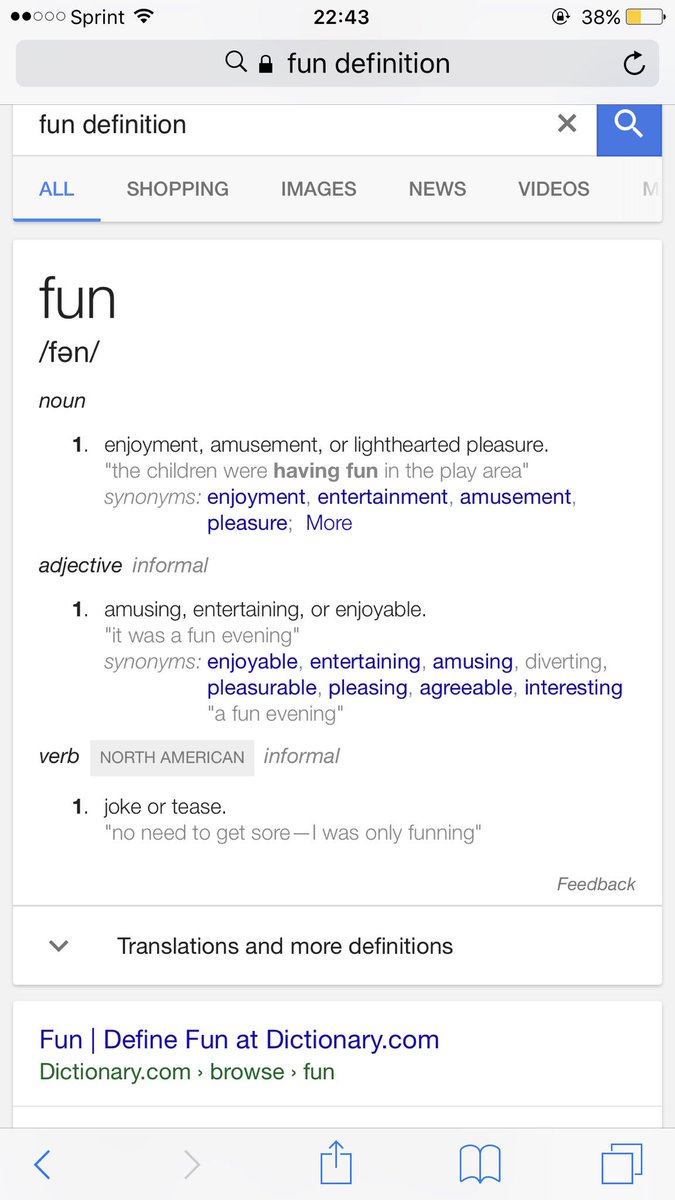 IG_isBetter's tweet photo. Someone asked me if I had fun so I had to look it up #objectivity https://t.co/2MgV9Kw6xG