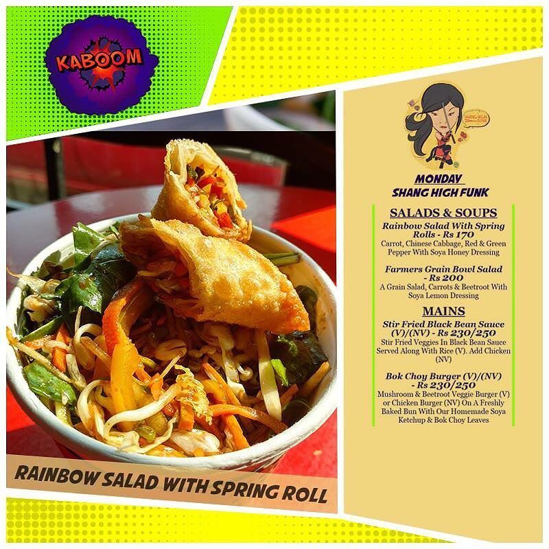 EatKaboom's tweet photo. #ShangHighFunk is back with a bang! Say goodbye to Monday blues at Kaboom.
#ChineseMondays #FunDine #FarmToFork #FarmFresh #Wholesome… https://t.co/bzdFziKJEf