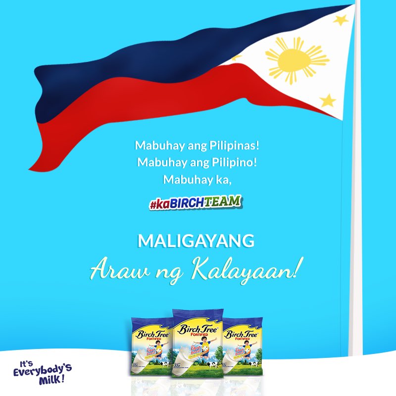 birchtreemilk's tweet photo. Maligayang Araw ng Kalayaan! https://t.co/xdkRTpPGoI
