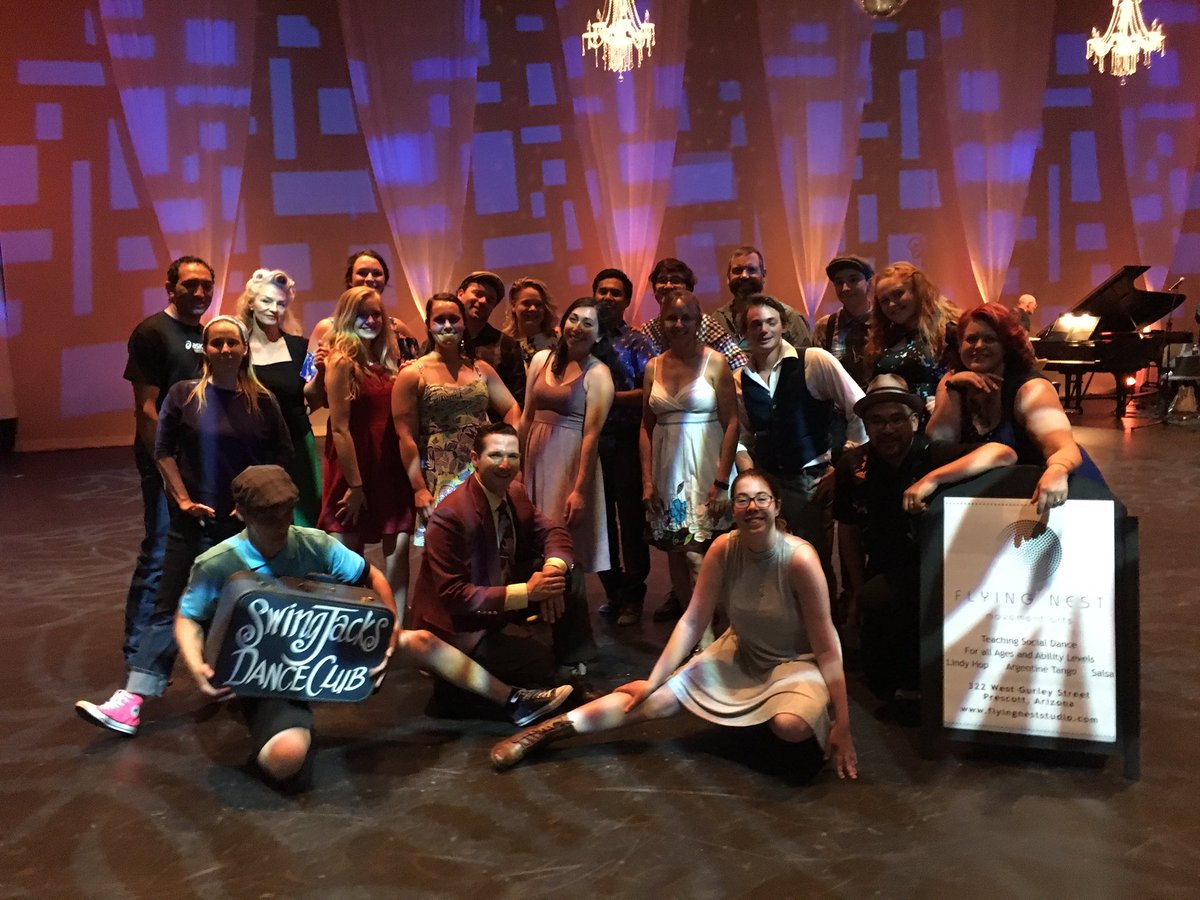 NAUSwingJacks's tweet photo. Had a fantastic weekend watching @AliveandKick doc at the #PrescottFilmFestival2017. Great dancers &amp; live music #LindyHop #SwingJacks https://t.co/QlDrqcJ3xi