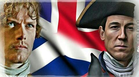 Fraser vs Randall... #blackjackrandall #jamesfraser #tobiasmenzies #SamHeughan