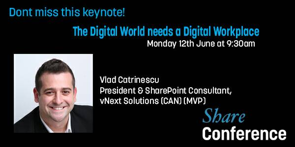 share4business's tweet photo. Don't miss @vladcatrinescu keynote - it promises to be insightful #share4 biz https://t.co/D6by29pAUf