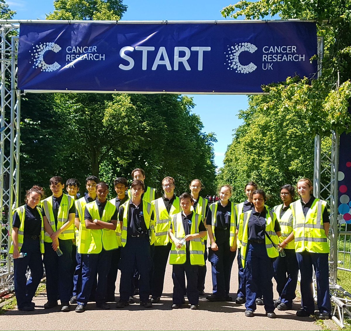 MPSEnfield's tweet photo. A group of Enfield Cadets helped make the #cancerresearch muddy 5k at Trent Park a success on Saturday. #GreaterYouthGreaterLondon https://t.co/fl8pxeYyQW