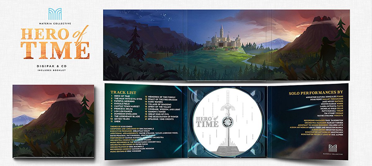 TakeMyRupees's tweet photo. Hero of Time (Music from Zelda: Ocarina of Time) cd by @MateriaColl &amp; @ericbuchholz now available on Amazon https://t.co/7hC3hLROpE https://t.co/dRJ2SwBpvj
