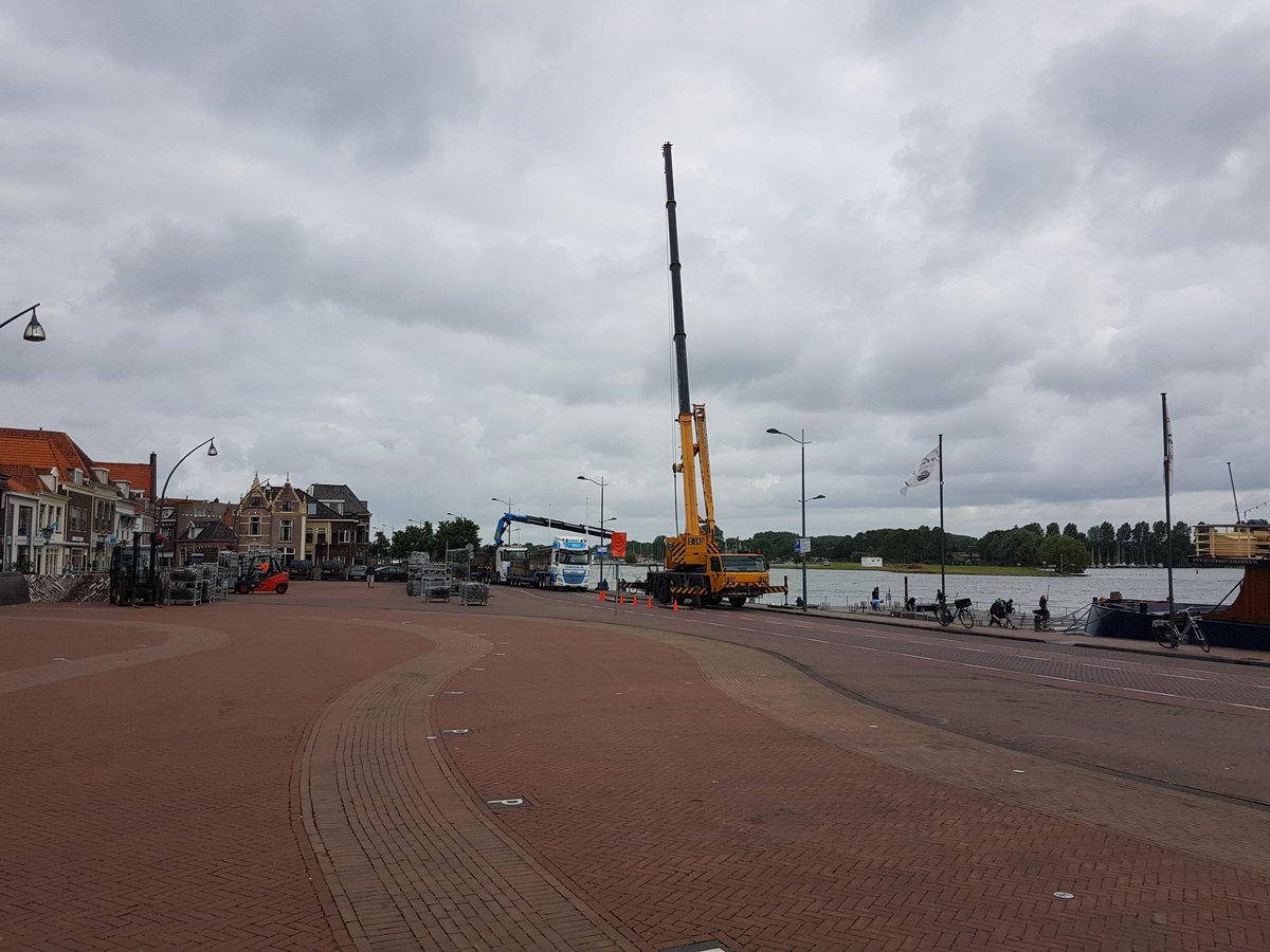 Opbouw internationaleHanzedagen in volle gang!