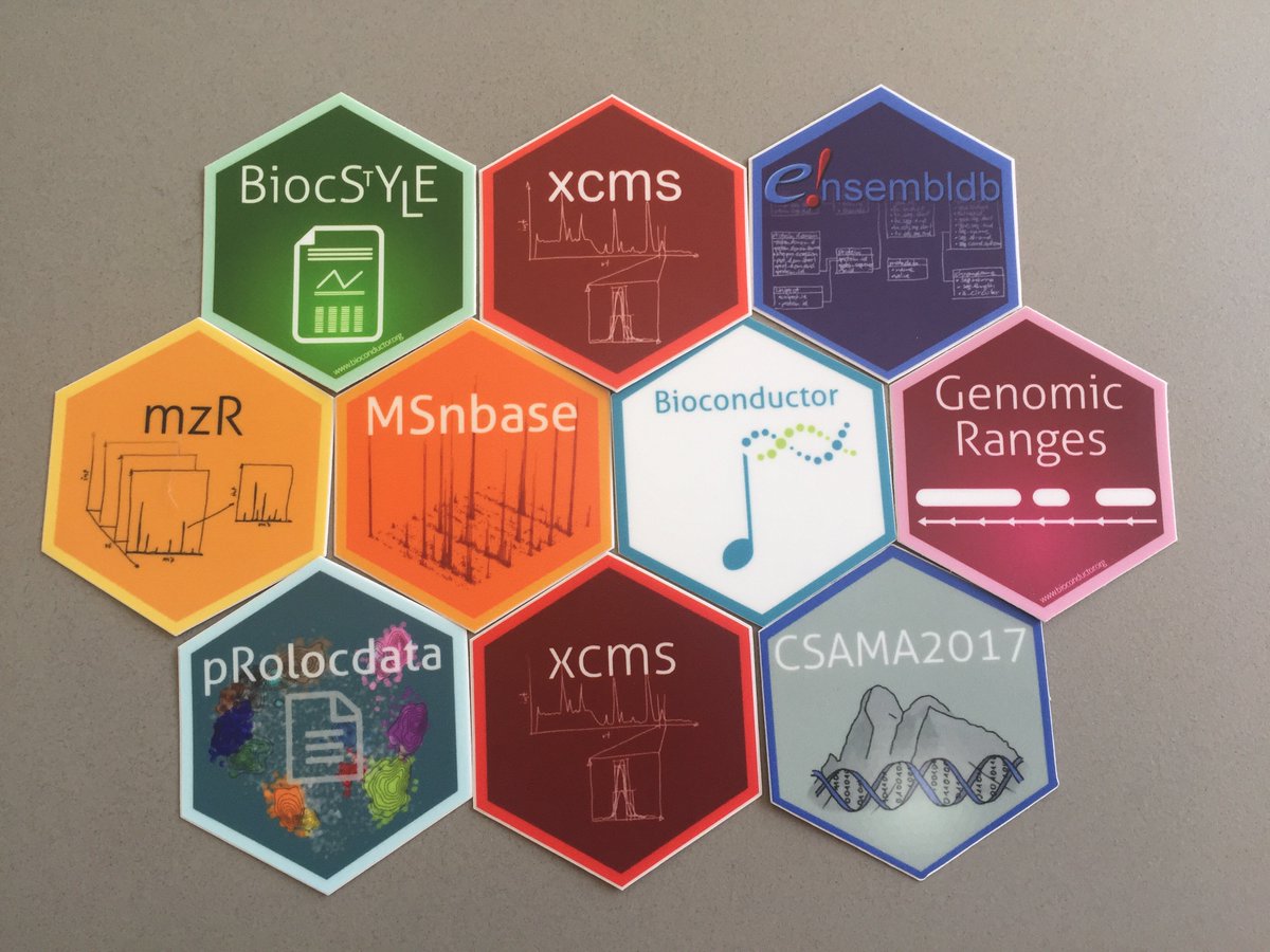 JennyBryan's tweet photo. I'm visiting a foreign land and there's a whole new world of #rstats stickers! Happy to teach this week at #CSAMA 😄 https://t.co/YUPfRJUA6t https://t.co/Cn7VFqZJUW