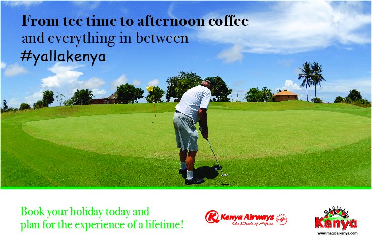 From tee time to afternoon coffee and everything in between! #yallakenya