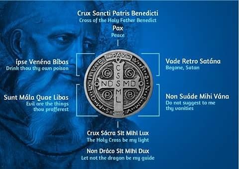 guroclef's tweet photo. St. Benedict's medallion and amulet, it's very powerful. #stbenedict #amulet #powerful #Catholic #Jesus #dasal #Christian #protection https://t.co/u42lUE64gm
