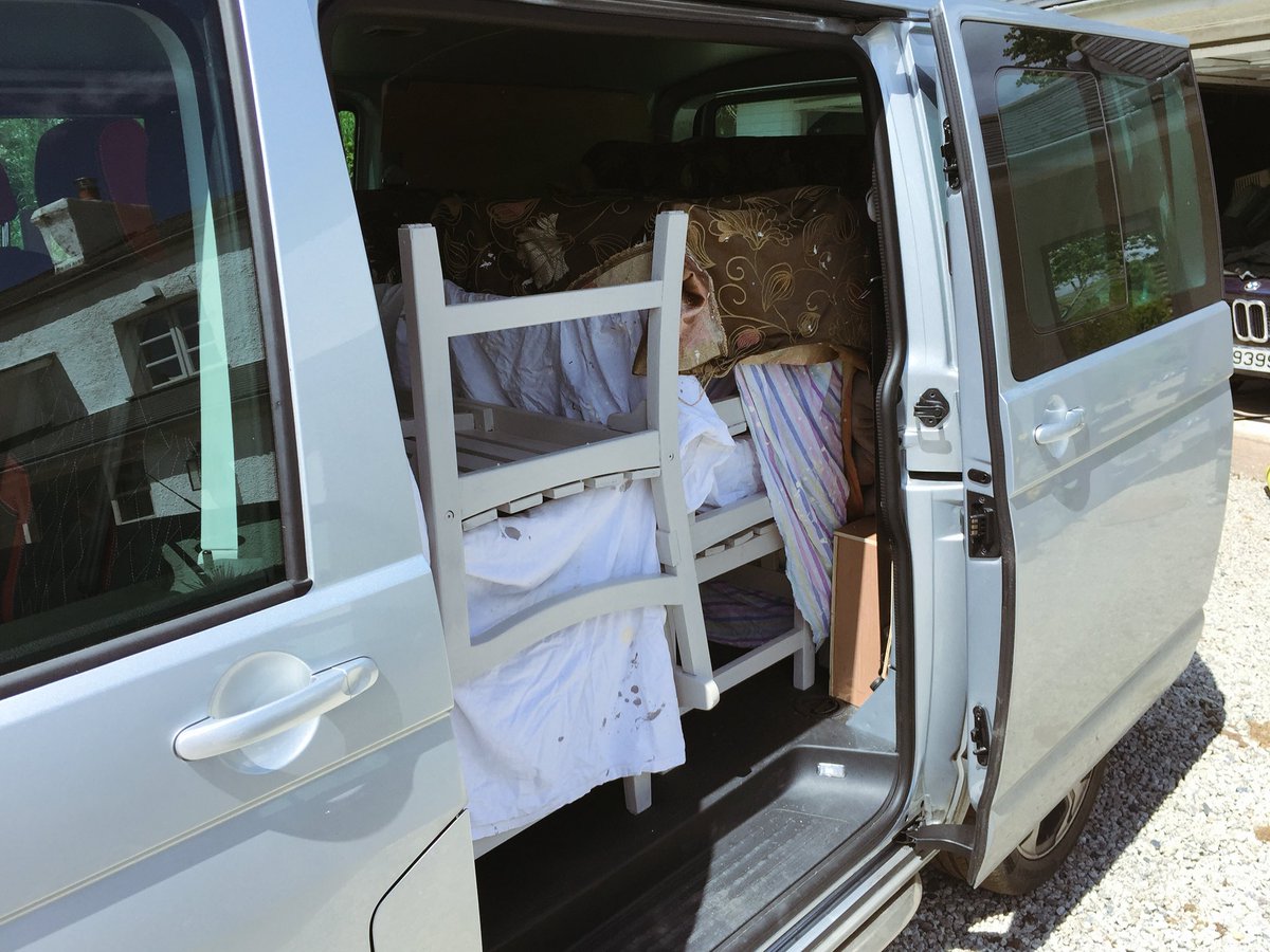rsp_ingram's tweet photo. Many hours and many, many miles transporting wedding stuff in the @DennisFilm Transporter this weekend. Four weeks to go. https://t.co/Zke24kbukV