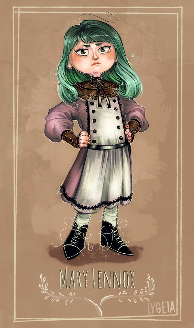My version of Mary Lennox from "Tthe Secret Garden"
mia versione di Mary Lennox de "Il Giardino Segreto"
#MaryLennox #Thesecretgarden #books
