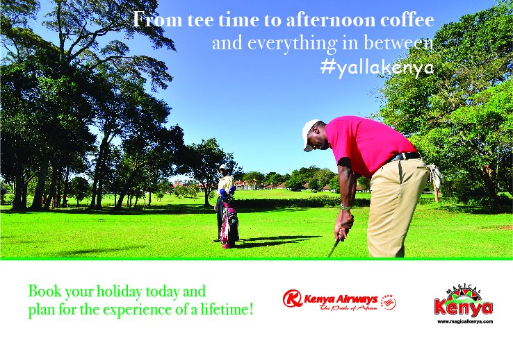 From tee time to afternoon coffee and everything in between! #yallakenya