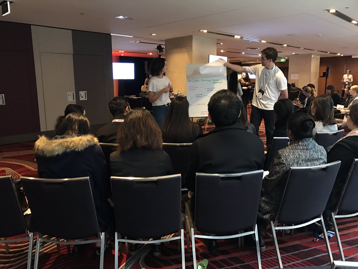 MGradProgram's tweet photo. Lots of great ideas were shared at M Grad with our Strategy team from Mindshare, thanks to everyone who came and contributed #mgradprogram https://t.co/mGqIE7ze45