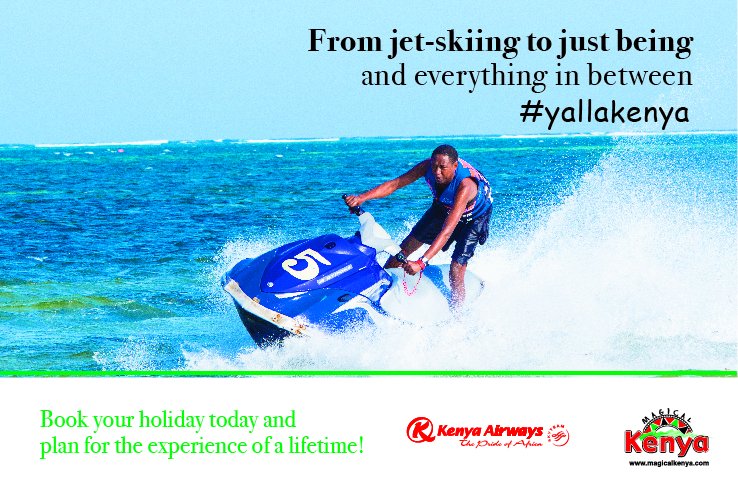 From jet-skiing to just being and everything in between! #yallakenya