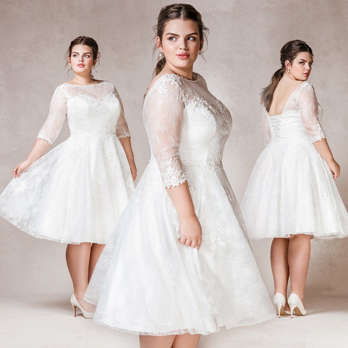 The embellished 'Rosabel' dress by Bellami 💖  We think you're going to love this fun and flirty short wedding dress💖 wed2b.co.uk/wedding-dresse…
