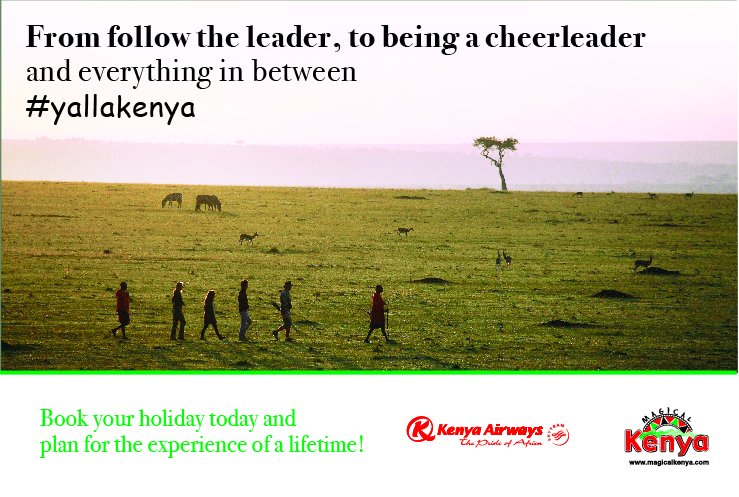 From follow the leader to being cheerleader and everything in between! #yallakenya