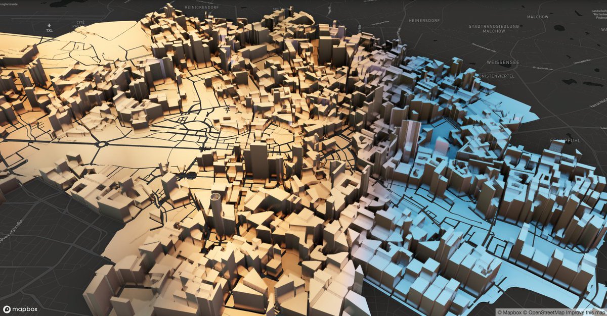 pissang1's tweet image. Finally figure out why SSAO not work well on mapbox. And it&apos;s a stupid typo😂. #webgl #echarts #dataviz #mapbox