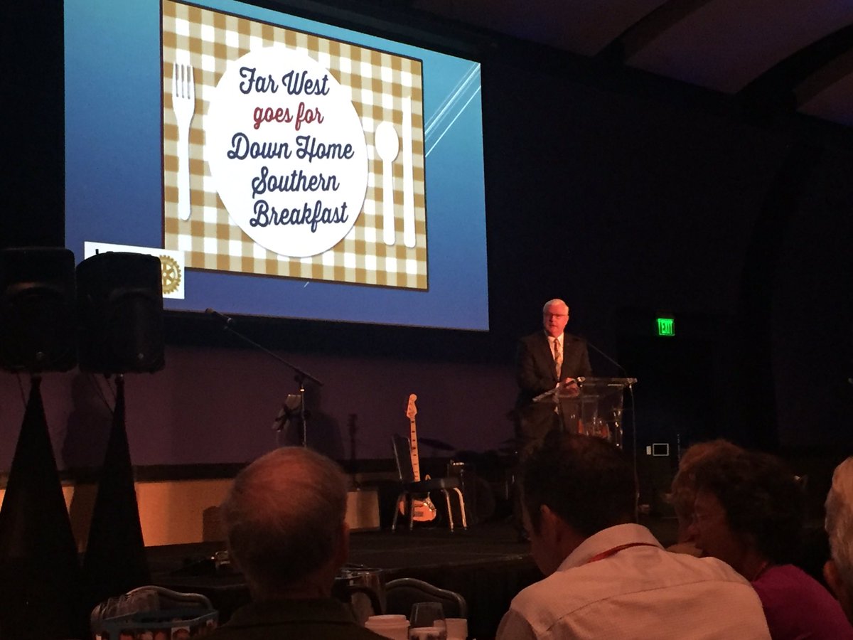 Our very own John Mathews incoming Rotary International director talks about sustainability and fun for the coming year!