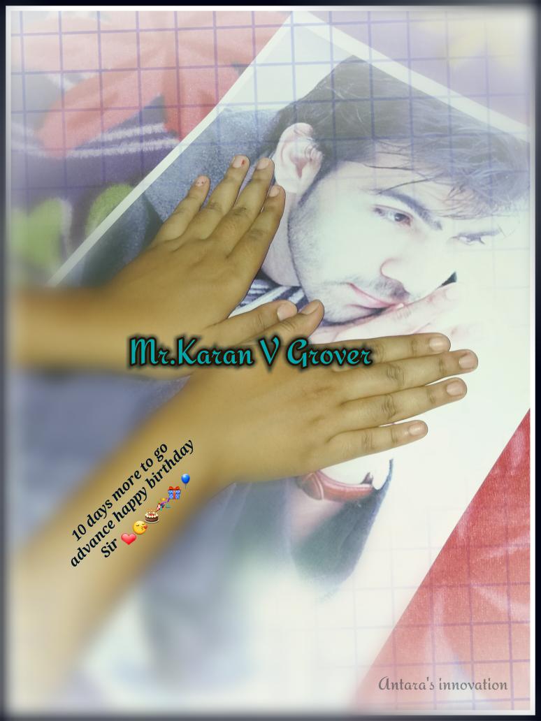 <a href="/karanvgrover22/">Karan V Grover 🇮🇳</a> only 10 days left  😍🎂🎉🎁🎈😚❤