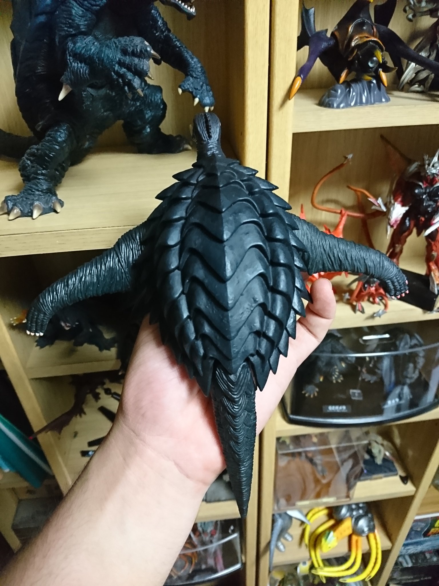 ガメラ3飛行形態＆イリス（ロケットプロ）ソフビフィギュア未