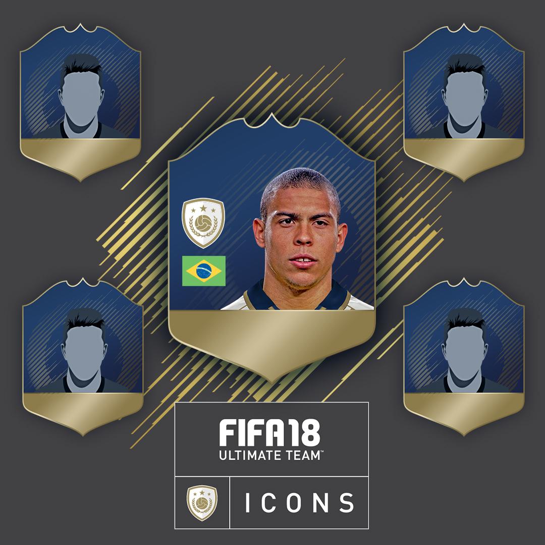 EASPORTSFC's tweet photo. Four more ICONS will be revealed today at 6pm UK! #FIFA18 https://t.co/6LY9Dop3mN