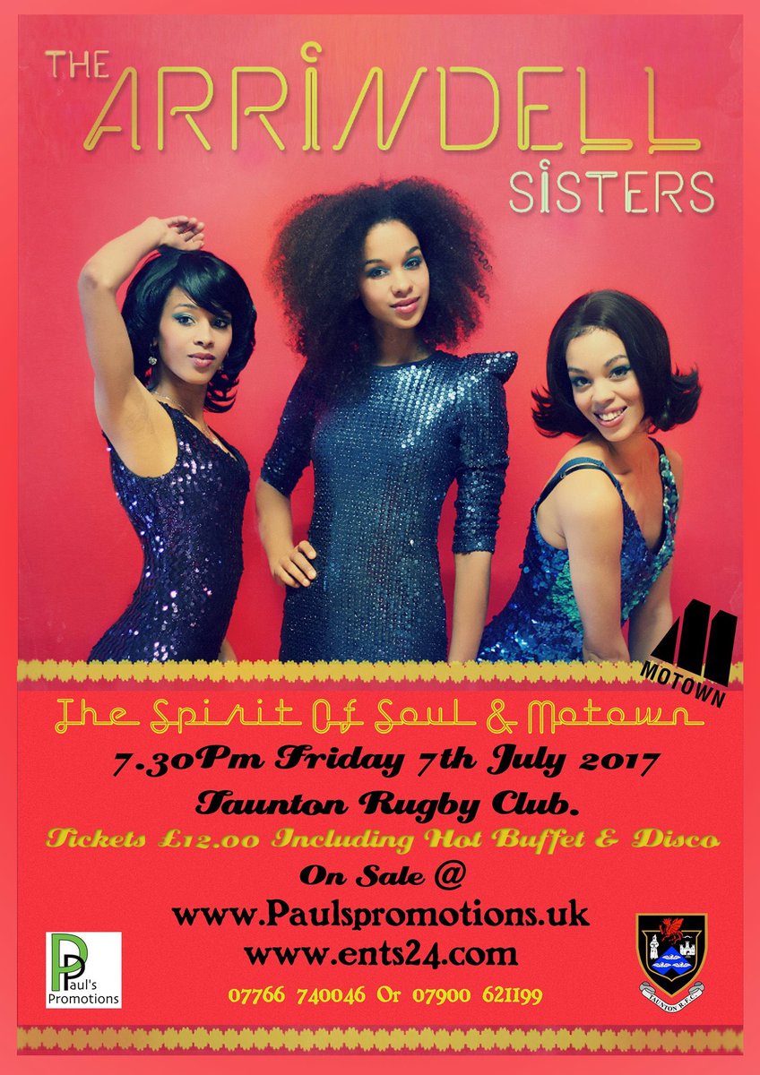 PaulsProm's tweet photo. A fab evening of Motown 7th July at Taunton RFC #soul #Motown https://t.co/iOfR6VeN22