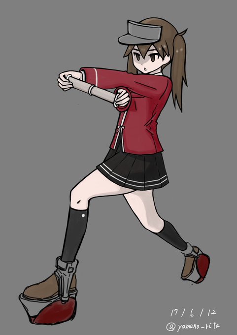 アップ中のRJ
#艦これ版深夜の真剣お絵描き60分一本勝負
#艦これ版真剣お絵描き60分一本勝負_20170612 