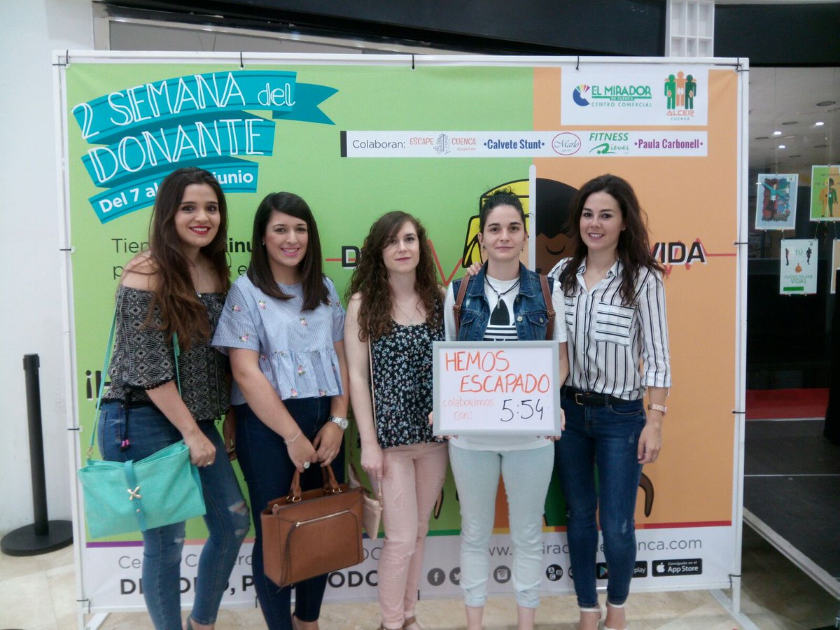 CCMiradorcuenca's tweet photo. Más de un centenar de personas participaron en la Escape Room de el #CCElMiradorCuenca este finde para colaborar con @AlcerCuenca 😍 https://t.co/exMEPVT4lD